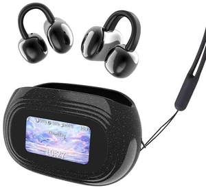 LavChic A82 Clip-On Open Ear Earbuds, Wireless Bluetooth Headphones, Black LavChic A82 Clip-On Open Ear Earbuds, Wireless Bluetooth Headphones, Black