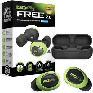 ISOtunes Free 2.0 Bluetooth Hearing Protection, OSHA Compliant Work Earbuds ISOtunes Free 2.0 Bluetooth Hearing Protection, OSHA Compliant Work Earbuds