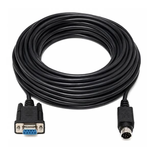 Wirenest 75 ft VISCA Control Cable, DB9 Female to 8-Pin Mini-DIN Male Wirenest 75 ft VISCA Control Cable, DB9 Female to 8-Pin Mini-DIN Male