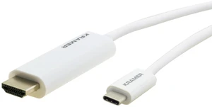 Kramer USB-C to HDMI Adapter Cable C-USBC/HM-10, 10 ft, 4K@60Hz, Video Only Kramer USB-C to HDMI Adapter Cable C-USBC/HM-10, 10 ft, 4K@60Hz, Video Only