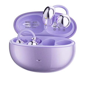 INSONIXN Open Ear Clip-On Earbuds, Wireless Bluetooth Ear Cuff Headphones with Charging Case, Lightweight Open-Ear Earbuds with Smart Touch Control for Women, Small Ears, Sports, Work, Travel,P INSONIXN Open Ear Clip-On Earbuds, Wireless Bluetooth Ear Cuff Headphones with Charging Case, Lightweight Open-Ear Earbuds with Smart Touch Control for Women, Small Ears, Sports, Work, Travel,P