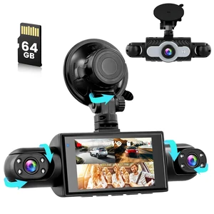 4 Channel 360 Degree View Dash Cam Front and Rear Inside Left Right 4 Channel 360 Degree View Dash Cam Front and Rear Inside Left Right