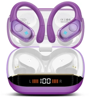 Bluetooth 5.4 Headphones Wireless Earbuds Sports, 75Hrs Bass Hi-Fi Stereo Bluetooth 5.4 Headphones Wireless Earbuds Sports, 75Hrs Bass Hi-Fi Stereo
