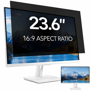 QOYZINE 2 Pack 23.6 inch Computer Privacy Screen Filter for 16:9 Aspect Ratio Widescreen Monitor,23.6in Curved Computer Monitor Privacy Shield Anti Glare Eye Protection, Anti-Scratch Removable Protect QOYZINE 2 Pack 23.6 inch Computer Privacy Screen Filter for 16:9 Aspect Ratio Widescreen Monitor,23.6in Curved Computer Monitor Privacy Shield Anti Glare Eye Protection, Anti-Scratch Removable Protect