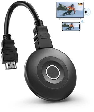 True 4K Wireless Display Adapter, 2026 Plug & Play 2.4G+5G@60Hz HDMI Wireless Dongle for i-Phone 17 Android Windows macOS Tablet Laptop Cast to TV/Monitor/Projector, Support Airplay Mira True 4K Wireless Display Adapter, 2026 Plug & Play 2.4G+5G@60Hz HDMI Wireless Dongle for i-Phone 17 Android Windows macOS Tablet Laptop Cast to TV/Monitor/Projector, Support Airplay Mira