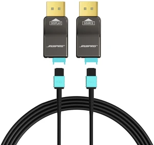 RUIPRO 8K DisplayPort 1.4 Full Fiber Optic Armored Cable, Detachable, 3ft RUIPRO 8K DisplayPort 1.4 Full Fiber Optic Armored Cable, Detachable, 3ft