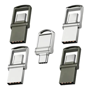 Mini USB Flash Drive 16GB x 5-Pack, USB C & USB A Dual Drive Memory Stick, Thumb Drive with Rotatable Cover, External Storage USB Drive for iPhone 17/16/15, Android, Computers, iPad and More Mini USB Flash Drive 16GB x 5-Pack, USB C & USB A Dual Drive Memory Stick, Thumb Drive with Rotatable Cover, External Storage USB Drive for iPhone 17/16/15, Android, Computers, iPad and More