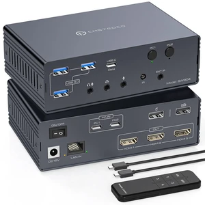 Thunderbolt 4 KVM Switch Docking Station for 3 Monitors 2 laptops/Macbooks Thunderbolt 4 KVM Switch Docking Station for 3 Monitors 2 laptops/Macbooks