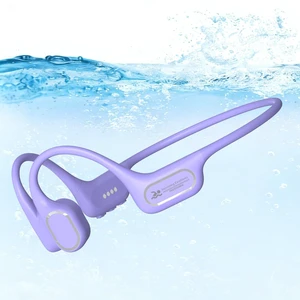 Soft Liquid Silicone Bone Conduction Swimming Headphones Underwater,IPX8 Waterproof Earbuds,Open Ear Swim Headphone with Skin-Friendly Silicone/Built-in 32G MP3-Player Earphones for Swim-Lavender Soft Liquid Silicone Bone Conduction Swimming Headphones Underwater,IPX8 Waterproof Earbuds,Open Ear Swim Headphone with Skin-Friendly Silicone/Built-in 32G MP3-Player Earphones for Swim-Lavender