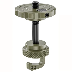 EVUMO Ball Head Conversion Adapter for BOG DeathGrip Tripod, 6061-T6 Aluminum Converter with 3/8'' UNC Bolt for Upgrading BOG DeathGrip Shooting Tripod (Green) EVUMO Ball Head Conversion Adapter for BOG DeathGrip Tripod, 6061-T6 Aluminum Converter with 3/8'' UNC Bolt for Upgrading BOG DeathGrip Shooting Tripod (Green)