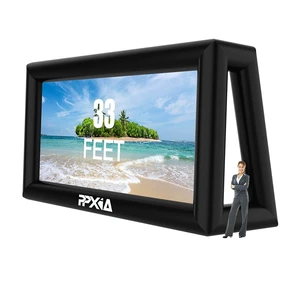 Blow Up Projector Screen Outdoor 33ft Supports Front and Rear Projection, Extra Large Inflatable Projector Screen with Air Blower for Outside Movie Nights Home Theater Backyards Pool Party Fun Blow Up Projector Screen Outdoor 33ft Supports Front and Rear Projection, Extra Large Inflatable Projector Screen with Air Blower for Outside Movie Nights Home Theater Backyards Pool Party Fun