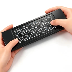 2.4G Air Mouse & Keyboard Combo, Plug & Play 81 Keys Handheld Keypad Mouse Remote, Portable Wireless Controller for Android TV Box Projector Mini PC Home Use 2.4G Air Mouse & Keyboard Combo, Plug & Play 81 Keys Handheld Keypad Mouse Remote, Portable Wireless Controller for Android TV Box Projector Mini PC Home Use