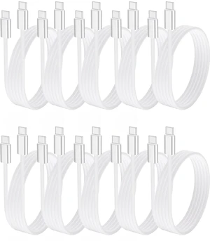 240W USB C to USB C Cable 3 FT 10-Pack,Braided Type C Fast Charing Cord 240W USB C to USB C Cable 3 FT 10-Pack,Braided Type C Fast Charing Cord