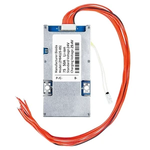 Bisida BMS 7S 24V 50A Lithium PCB Protection Board with Balance Wire and NTC, Common Port, Ten Protection Functions, Lithium-Ion Battery Management System Bisida BMS 7S 24V 50A Lithium PCB Protection Board with Balance Wire and NTC, Common Port, Ten Protection Functions, Lithium-Ion Battery Management System