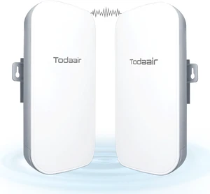 Wireless Bridge2.4G75Mbps1500 ftPoint to Point WiFi BridgesPlug and PlayHigh-Gain Antenna10/100Mbps LAN Port24V PoE PoweredIP65 Waterproof2PCS Wireless Bridge2.4G75Mbps1500 ftPoint to Point WiFi BridgesPlug and PlayHigh-Gain Antenna10/100Mbps LAN Port24V PoE PoweredIP65 Waterproof2PCS