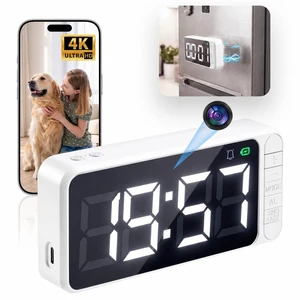 Camera Clock 4K WiFi Hidden Camera Nanny Cam with Remote View Motion Alerts Camera Clock 4K WiFi Hidden Camera Nanny Cam with Remote View Motion Alerts