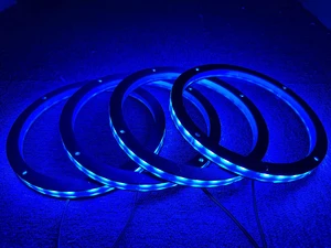 Sando Tech 4PCS 8'' RGB Changing LED Speaker Lights Car Speaker Rings Spacer Ring Light Kit Multi-Colors Shift Car Coaxial Lights Fit for Car Truck Boat Bluetooth/Remote Ctrl Sando Tech 4PCS 8'' RGB Changing LED Speaker Lights Car Speaker Rings Spacer Ring Light Kit Multi-Colors Shift Car Coaxial Lights Fit for Car Truck Boat Bluetooth/Remote Ctrl