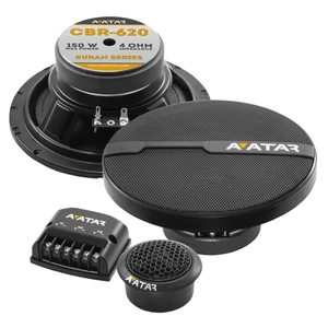 Avatar CBR-620 6.5" 75W RMS 4 Ohm 2-Way Component Speaker Series Buran Series Avatar CBR-620 6.5" 75W RMS 4 Ohm 2-Way Component Speaker Series Buran Series
