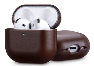 HanFab Envelop Series - Leather Case for AirPods 5 / AirPods 4 - Coffee HanFab Envelop Series - Leather Case for AirPods 5 / AirPods 4 - Coffee