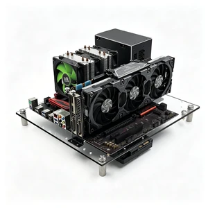 Open Air Acrylic PC Test Bench Case, Transparent Open Frame Computer Chassis for ATX/MATX/ITX Motherboards, Superior Cooling Design, Easy Assembly, DIY Gaming PC Test Platform Open Air Acrylic PC Test Bench Case, Transparent Open Frame Computer Chassis for ATX/MATX/ITX Motherboards, Superior Cooling Design, Easy Assembly, DIY Gaming PC Test Platform