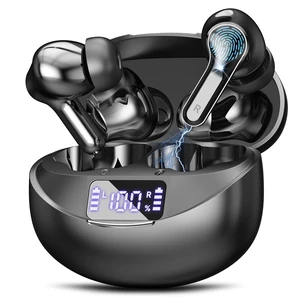 Fhumsh Wireless Earbuds Bluetooth 5.4 Headphones, Noise Cancelling Mic Ear Buds with 50H Playback, LED Digital Display, lPX7 Waterproof Earphones for Office/Running/Workout(Black) Fhumsh Wireless Earbuds Bluetooth 5.4 Headphones, Noise Cancelling Mic Ear Buds with 50H Playback, LED Digital Display, lPX7 Waterproof Earphones for Office/Running/Workout(Black)
