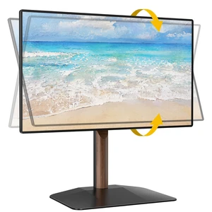 monTEK Walnut Column Universal Tabletop TV Stand for 32-65"TVs,Swivel& Tilt monTEK Walnut Column Universal Tabletop TV Stand for 32-65"TVs,Swivel& Tilt