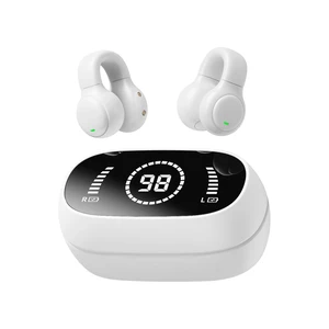 ROEL-PLAY Open Ear Earbuds Only 6g per Ear Earhook Headphones, White ROEL-PLAY Open Ear Earbuds Only 6g per Ear Earhook Headphones, White