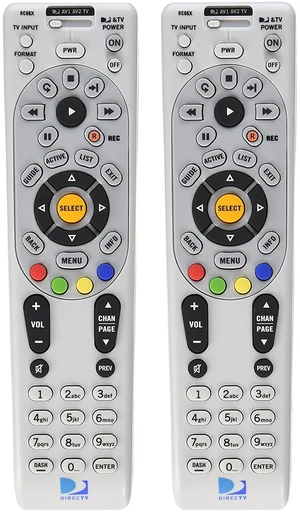 DirecTV RC66X 2 Pack - Replaces RC65, RC65X, RC66 - Works with HR20, H20, HR21, H21, HR22, H23, HR23, H24, HR24, R15, R16, R22,D11, D12 DirecTV RC66X 2 Pack - Replaces RC65, RC65X, RC66 - Works with HR20, H20, HR21, H21, HR22, H23, HR23, H24, HR24, R15, R16, R22,D11, D12
