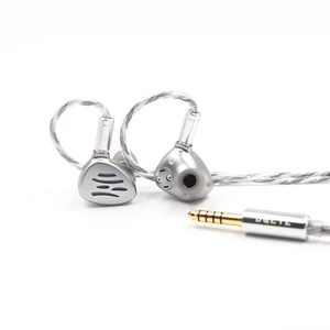 BQEYZ Wind Coil Bone Conduction+10mmDD Hybrid in-Ear Monitor Gaming Earbuds Deep bass Wired headrphone for Musician Audiophile (Silver 4.4mm) BQEYZ Wind Coil Bone Conduction+10mmDD Hybrid in-Ear Monitor Gaming Earbuds Deep bass Wired headrphone for Musician Audiophile (Silver 4.4mm)