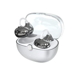 ROEL-PLAY Open Ear Clip On Wireless Earbuds, White ROEL-PLAY Open Ear Clip On Wireless Earbuds, White