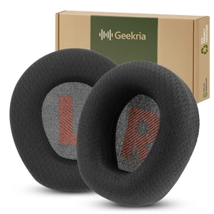 Geekria Comfort Mesh Fabric Replacement Ear Pads Compatible with JBL Quantum 100 Headphones, Soft & Comfortable Ear Cushions Repair Parts (Black) Geekria Comfort Mesh Fabric Replacement Ear Pads Compatible with JBL Quantum 100 Headphones, Soft & Comfortable Ear Cushions Repair Parts (Black)