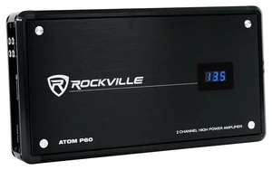 Rockville Atom P60 2 Channel Car/ATV Amplifier, 1200W RMS, 4800W Peak Rockville Atom P60 2 Channel Car/ATV Amplifier, 1200W RMS, 4800W Peak