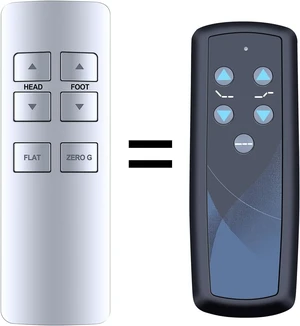Rankle Memory Replacement Remote Control for Ease 1.0/Tempurpedic Ease 2.0 Adjustable Bed Rankle Memory Replacement Remote Control for Ease 1.0/Tempurpedic Ease 2.0 Adjustable Bed