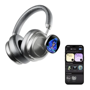 MorningBlues VWS X1 Wireless Over Ear Bluetooth Headphones, Noise Cancelling Headphones with 40mm Jamo Drivers, Dual OLED Touchscreen, APP Control, 60H Playtime, Silver MorningBlues VWS X1 Wireless Over Ear Bluetooth Headphones, Noise Cancelling Headphones with 40mm Jamo Drivers, Dual OLED Touchscreen, APP Control, 60H Playtime, Silver