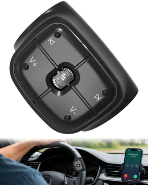 Media Button Remote Selfie Control for Steering Wheel Car Type-C Charging Liking Short Videos While Scrolling Siri Call & Camera Music Compatible iPhone 16 Pro/16 Samsung Galaxy or Any Android D Media Button Remote Selfie Control for Steering Wheel Car Type-C Charging Liking Short Videos While Scrolling Siri Call & Camera Music Compatible iPhone 16 Pro/16 Samsung Galaxy or Any Android D
