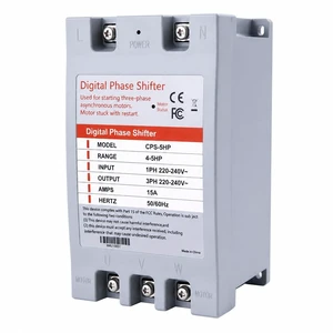 HoldwellS Digital Phase Converter-5HP 15A 220V Single to 3 Phase Converter HoldwellS Digital Phase Converter-5HP 15A 220V Single to 3 Phase Converter