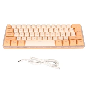 Anu Limen 60% Wired Gaming Keyboard 61 Keys RGB Backlit Compact Keyboard for Windows,Ergonomic Design with Plug and Play USB Cable(Orange Yellow) Anu Limen 60% Wired Gaming Keyboard 61 Keys RGB Backlit Compact Keyboard for Windows,Ergonomic Design with Plug and Play USB Cable(Orange Yellow)