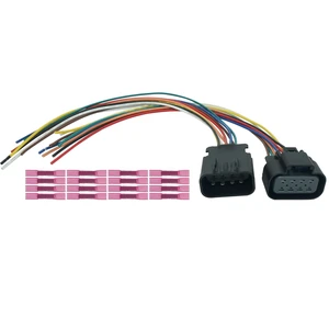 Micarun 8 Pins Male and Female Projector Headlight LED DRL Wiring Harness Connector Pigtail Plug for Volvo VNL 20042018 82329124, 82329127 Micarun 8 Pins Male and Female Projector Headlight LED DRL Wiring Harness Connector Pigtail Plug for Volvo VNL 20042018 82329124, 82329127