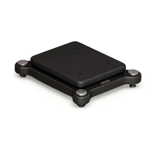 Compact low-profile subwoofer isolation stand with adjustable spikes, rubber feet, 2-level speaker platform, stabilizer base, and wheels for studio monitors and floor speakers.(Black#1,35x40cm) Compact low-profile subwoofer isolation stand with adjustable spikes, rubber feet, 2-level speaker platform, stabilizer base, and wheels for studio monitors and floor speakers.(Black#1,35x40cm)