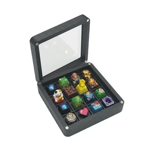 Jyvoxia 16-Slot Artisan Keycap Display Case, Extra Deep Storage Jyvoxia 16-Slot Artisan Keycap Display Case, Extra Deep Storage