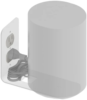 Kestrel Designs Outlet Shelf Speaker Mount - Heavy Duty Shelf Holds Devices up to 12 lbs - DIY Install Works with Standard Outlets - Perfect for Sonos & Other Smart Speakers (White) Kestrel Designs Outlet Shelf Speaker Mount - Heavy Duty Shelf Holds Devices up to 12 lbs - DIY Install Works with Standard Outlets - Perfect for Sonos & Other Smart Speakers (White)