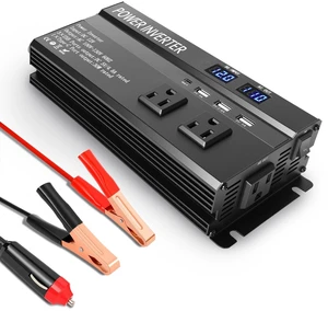 1200W Peak Power Inverter, Car Inverter with 3 USBType-c and 3 AC Outlets 1200W Peak Power Inverter, Car Inverter with 3 USBType-c and 3 AC Outlets