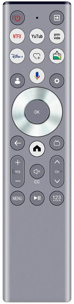 ERF6G80H Replace Voice Remote Control Fit for Hisense 4K S7 S7N CanvasTV ERF6G80H Replace Voice Remote Control Fit for Hisense 4K S7 S7N CanvasTV