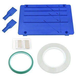 EAJONC Tape Splicing Block Set for Reel-to-Reel Tape Repair, Blue EAJONC Tape Splicing Block Set for Reel-to-Reel Tape Repair, Blue