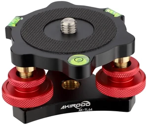 Camera Leveler,Tri-Wheel Leveling Base for Macro Photography with +/-5 Degree Precision Adjustment for Panoramic Head Ball Head Video Head Tripod Camera Leveler,Tri-Wheel Leveling Base for Macro Photography with +/-5 Degree Precision Adjustment for Panoramic Head Ball Head Video Head Tripod