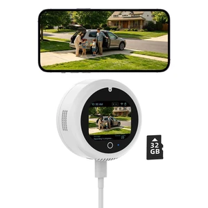 5MP 3K Window Camera with 32GB SD Card & Smart Screen, 2.4GHz & 5GHz WiFi Indoor Cameras for Home Security, 20 Adjustable Angle Mount, Color Night Vision, Human Motion Detection, No Subscription 5MP 3K Window Camera with 32GB SD Card & Smart Screen, 2.4GHz & 5GHz WiFi Indoor Cameras for Home Security, 20 Adjustable Angle Mount, Color Night Vision, Human Motion Detection, No Subscription