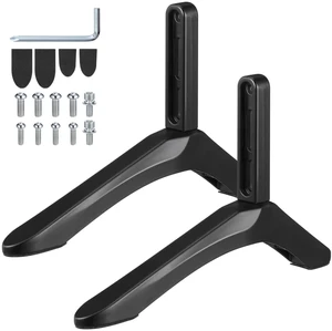 COHEALI Universal TV Stand Bracket for 32-65 Inch Flat Screen TV Stable Triangle Base TV Support Stand Tabletop Holder for Living Room Bedroom Use TV Replacement Legs COHEALI Universal TV Stand Bracket for 32-65 Inch Flat Screen TV Stable Triangle Base TV Support Stand Tabletop Holder for Living Room Bedroom Use TV Replacement Legs