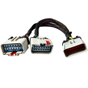 RP1226 14Pin Male to Female Y Splitter Cable for Heavy Duty Truck ELD & Diagnostic Tool Simultaneous Connection RP1226 14Pin Male to Female Y Splitter Cable for Heavy Duty Truck ELD & Diagnostic Tool Simultaneous Connection
