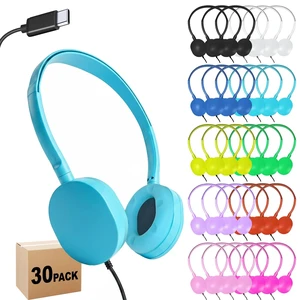 SHAIMEWEI USB-C Headphones, 30-Pack, Multi Color SHAIMEWEI USB-C Headphones, 30-Pack, Multi Color