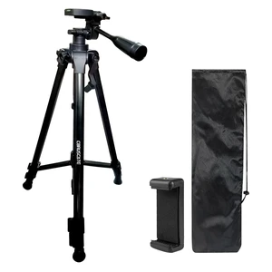 63" Camera Tripod, Professional Aluminum Stand for Mirrorless Camera/DSLR/Cell Phone/Camcorder, with Phone Holder, Black (63" Camera Tripod) 63" Camera Tripod, Professional Aluminum Stand for Mirrorless Camera/DSLR/Cell Phone/Camcorder, with Phone Holder, Black (63" Camera Tripod)